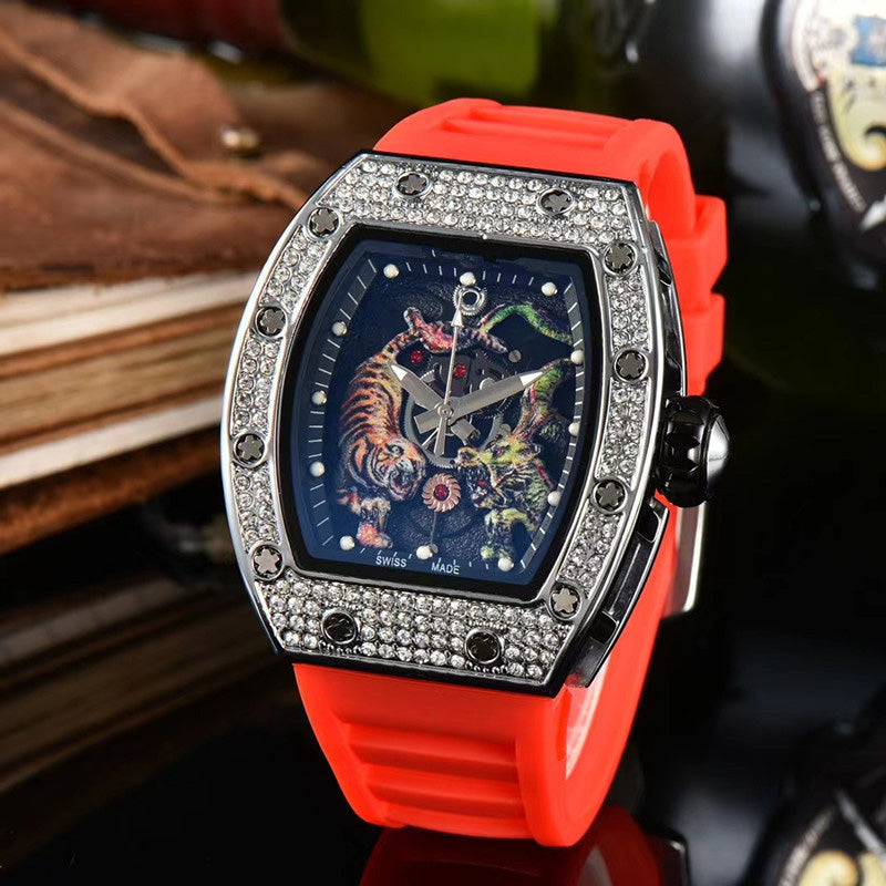 Load image into Gallery viewer, Barrel Series Dragon Tiger Watch Men&#39;s Watch Fashion
